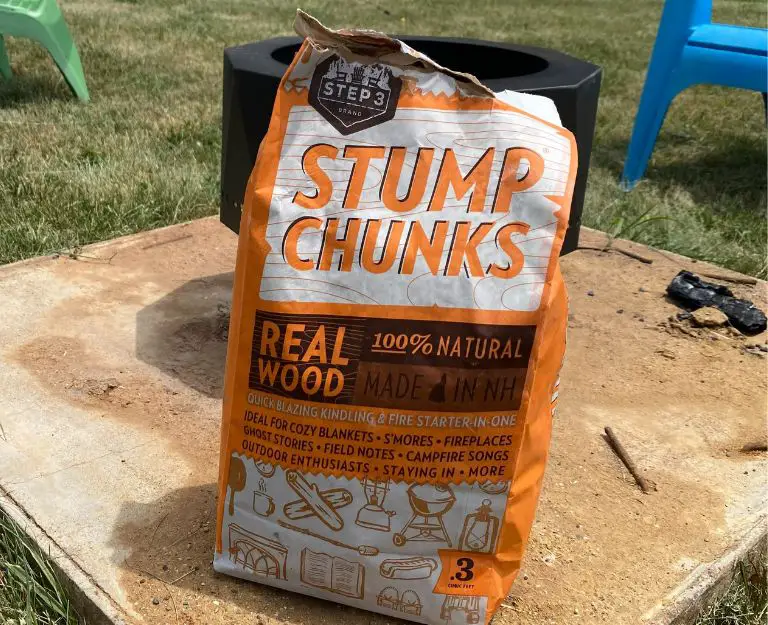 stump chunks fire starter bag