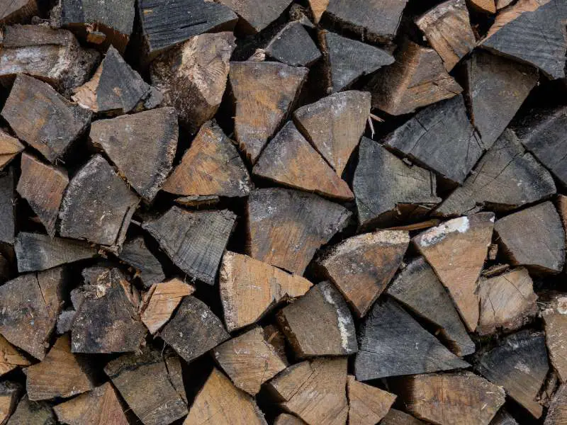 seasoned hardwood firewood stackewd